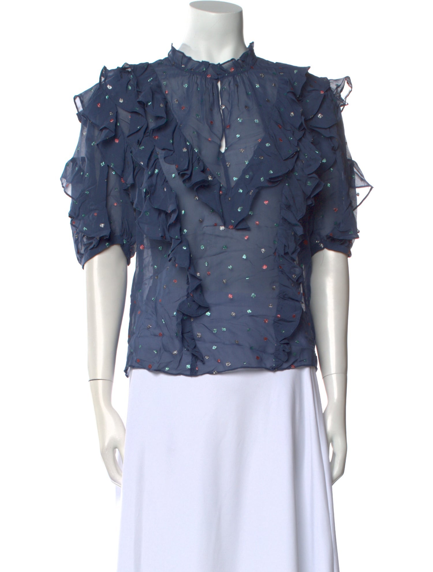 Rebecca Taylor Silk Floral Print Blouse w/ Tags