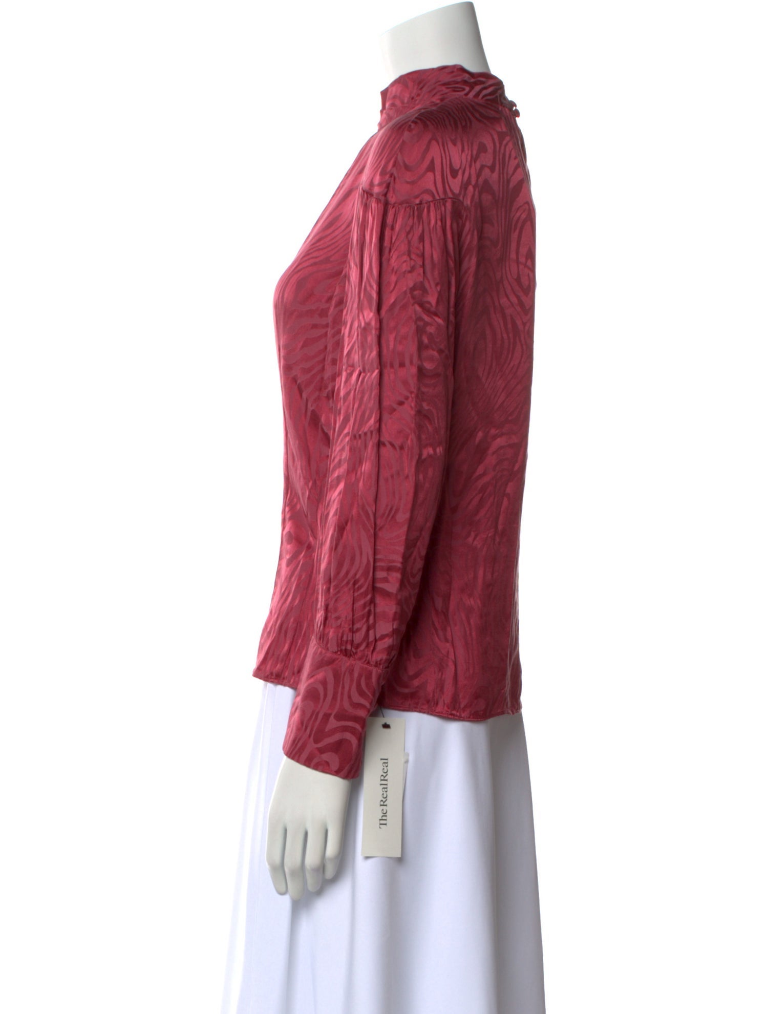 Rebecca Taylor Mock Neck Long Sleeve Blouse w/ Tags