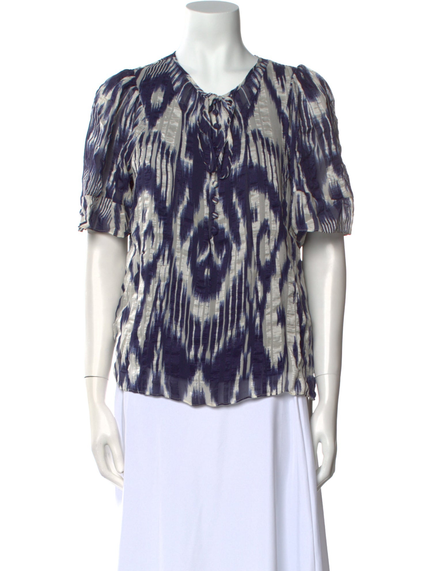 Rebecca Taylor Silk Printed Blouse w/ Tags