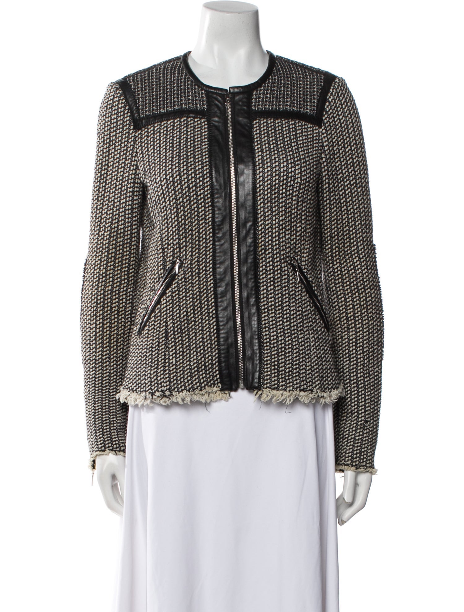 Rebecca Taylor Tweed Pattern Jacket