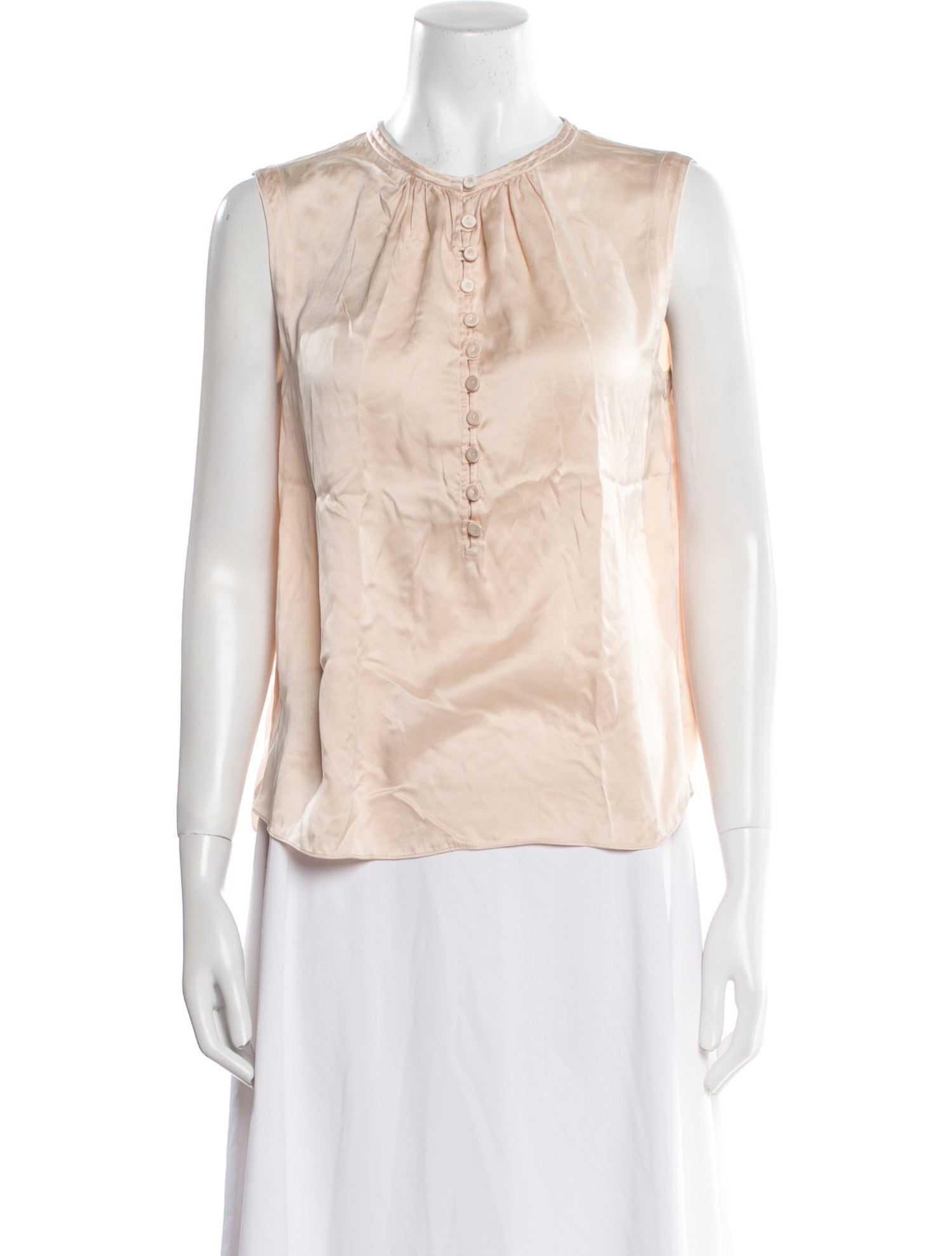Rebecca Taylor Silk Crew Neck Blouse