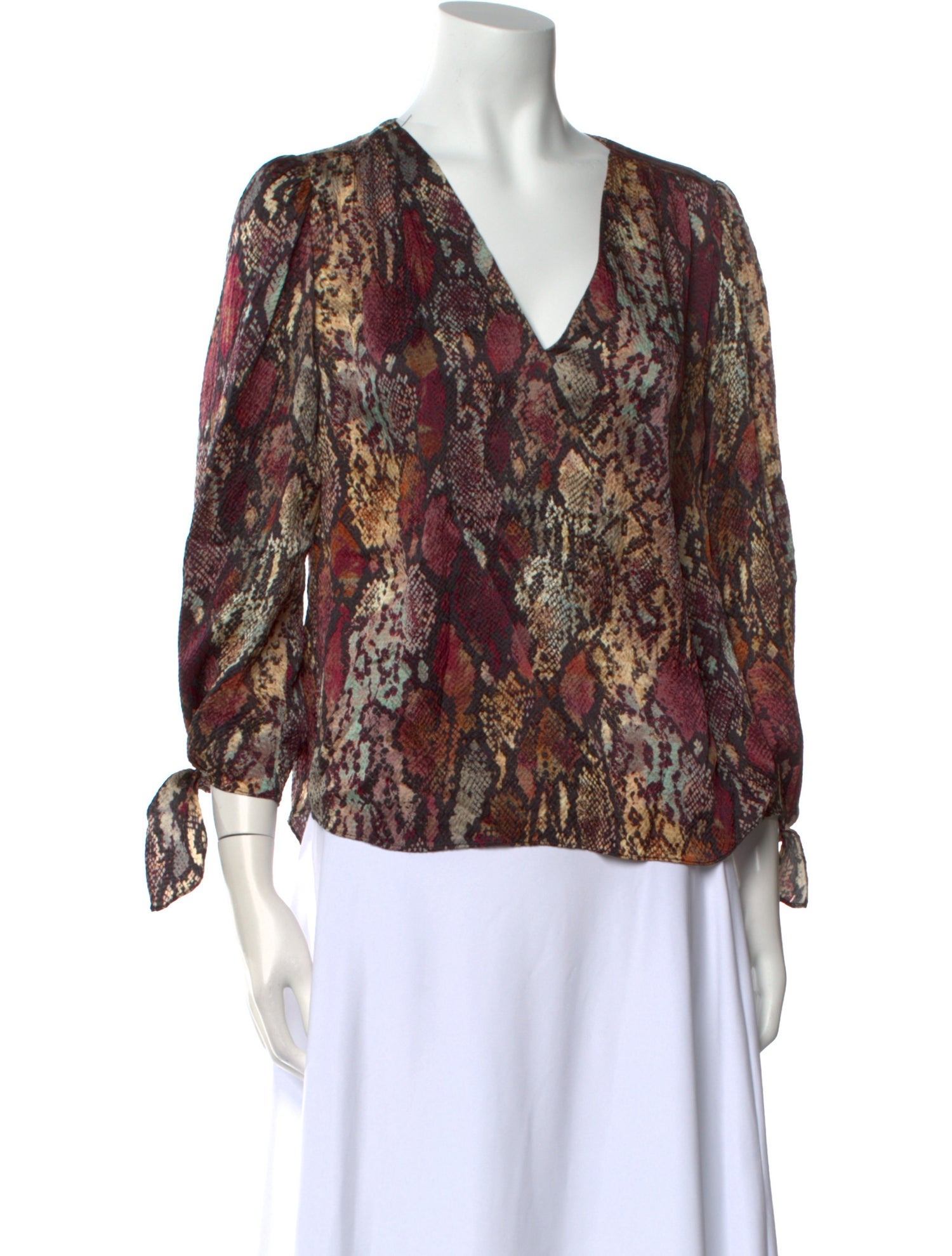 Rebecca Taylor Silk Printed Blouse w/ Tags