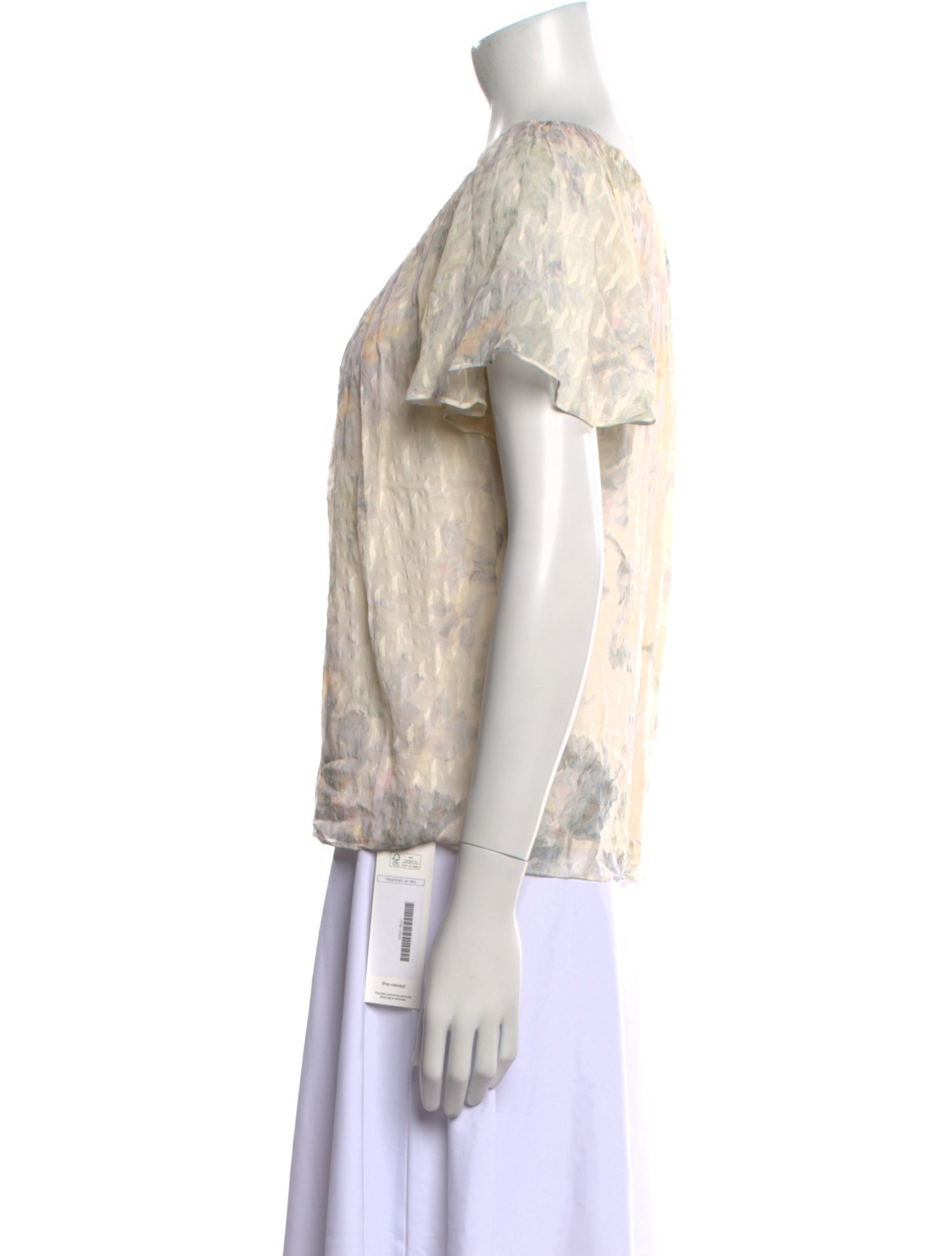 Rebecca Taylor Silk Printed Blouse