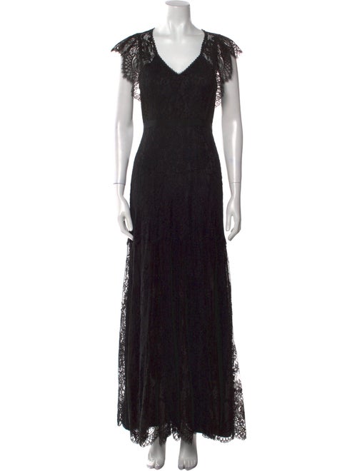 Rebecca Taylor Lace Pattern Long Dress