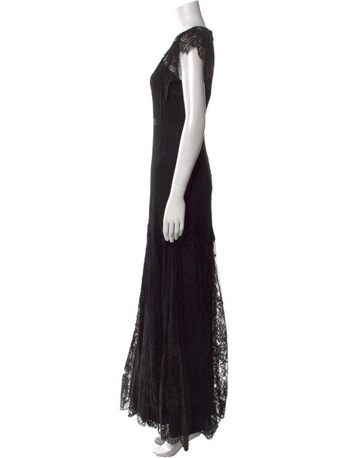 Rebecca Taylor Lace Pattern Long Dress