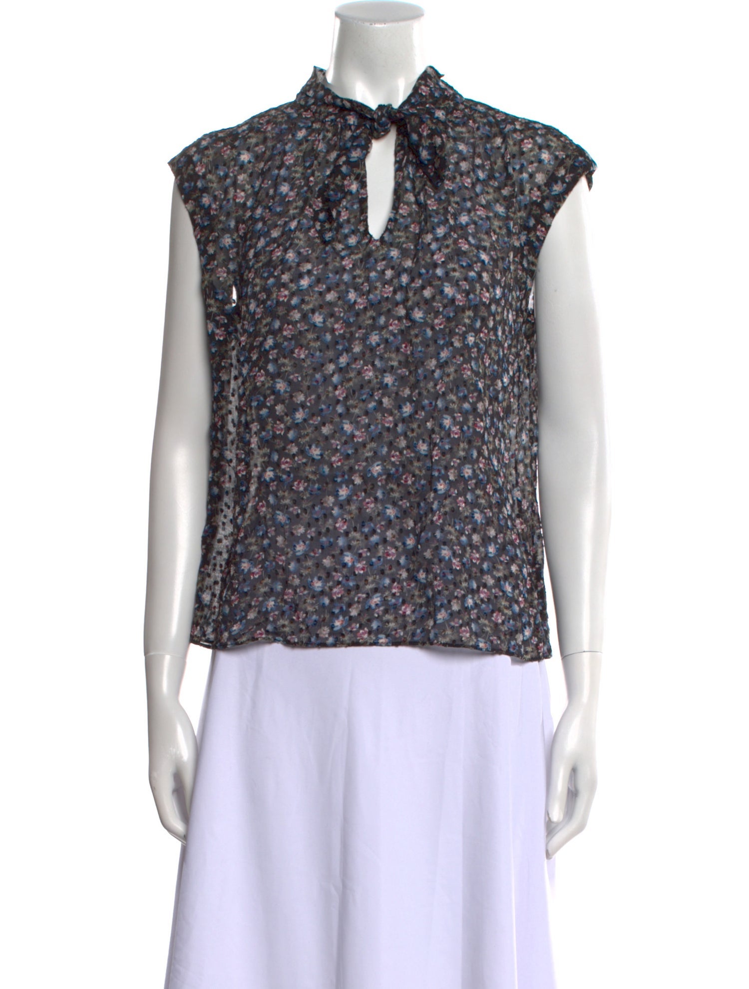 Rebecca Taylor Silk Floral Print Blouse