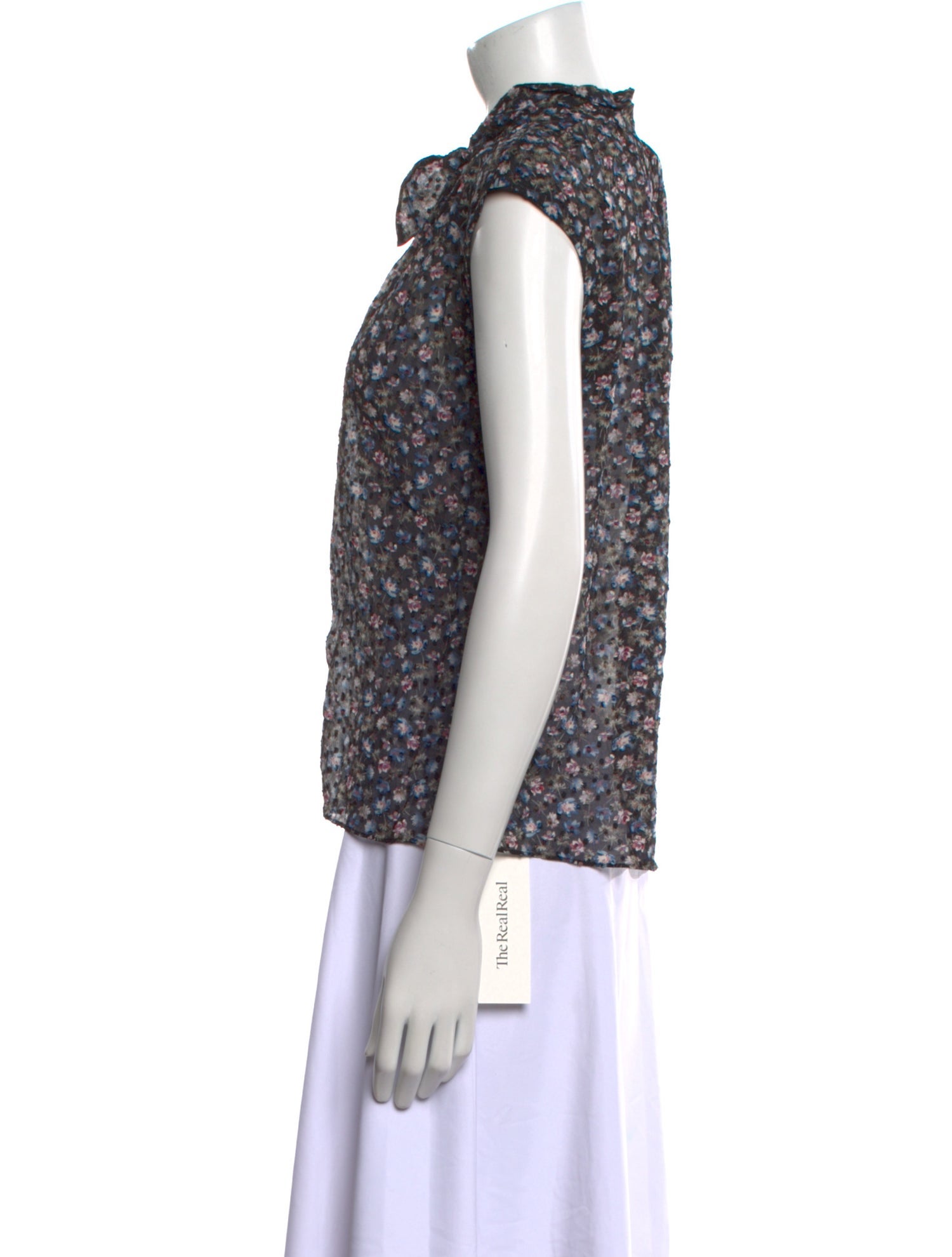 Rebecca Taylor Silk Floral Print Blouse