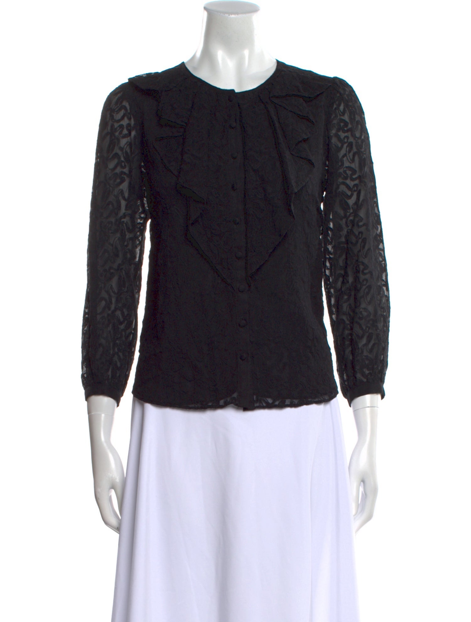 Rebecca Taylor Silk Animal Print Top