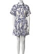 Rebecca Taylor Floral Print Mini Dress