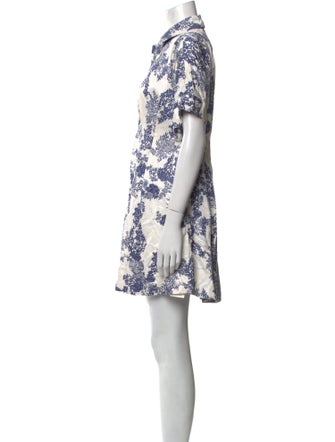 Rebecca Taylor Floral Print Mini Dress