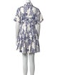 Rebecca Taylor Floral Print Mini Dress