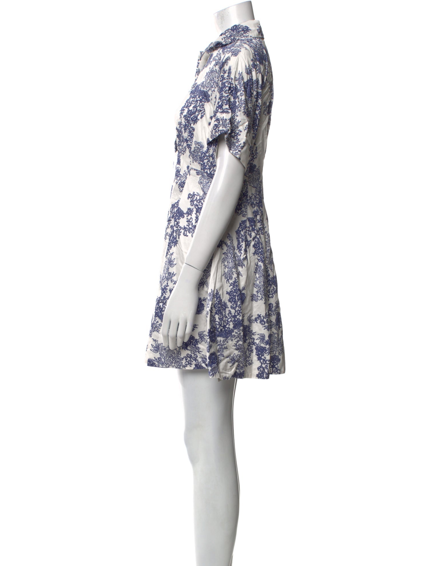 Rebecca Taylor Floral Print Mini Dress