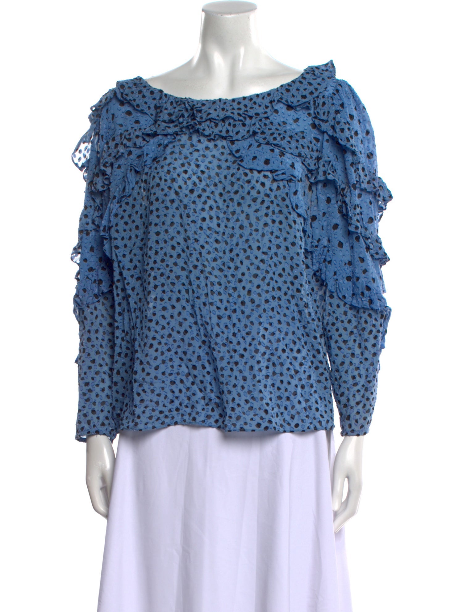 Rebecca Taylor Silk Printed Blouse