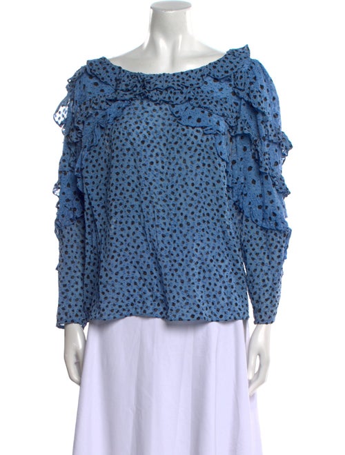 Rebecca Taylor Silk Printed Blouse