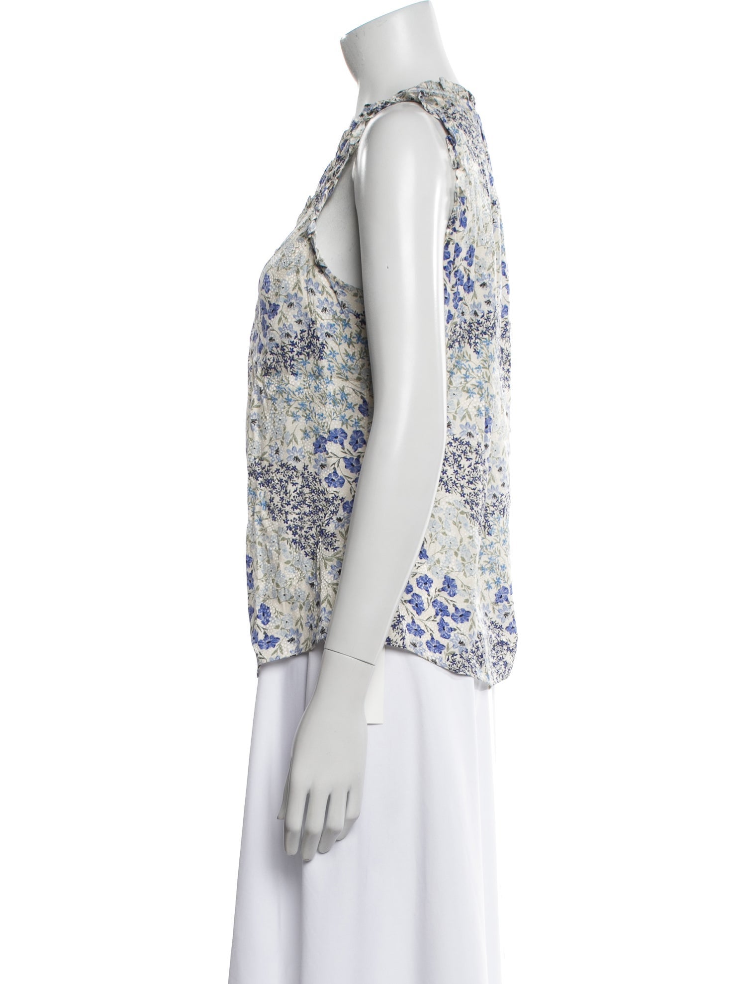 Rebecca Taylor Silk Floral Print Top w/ Tags