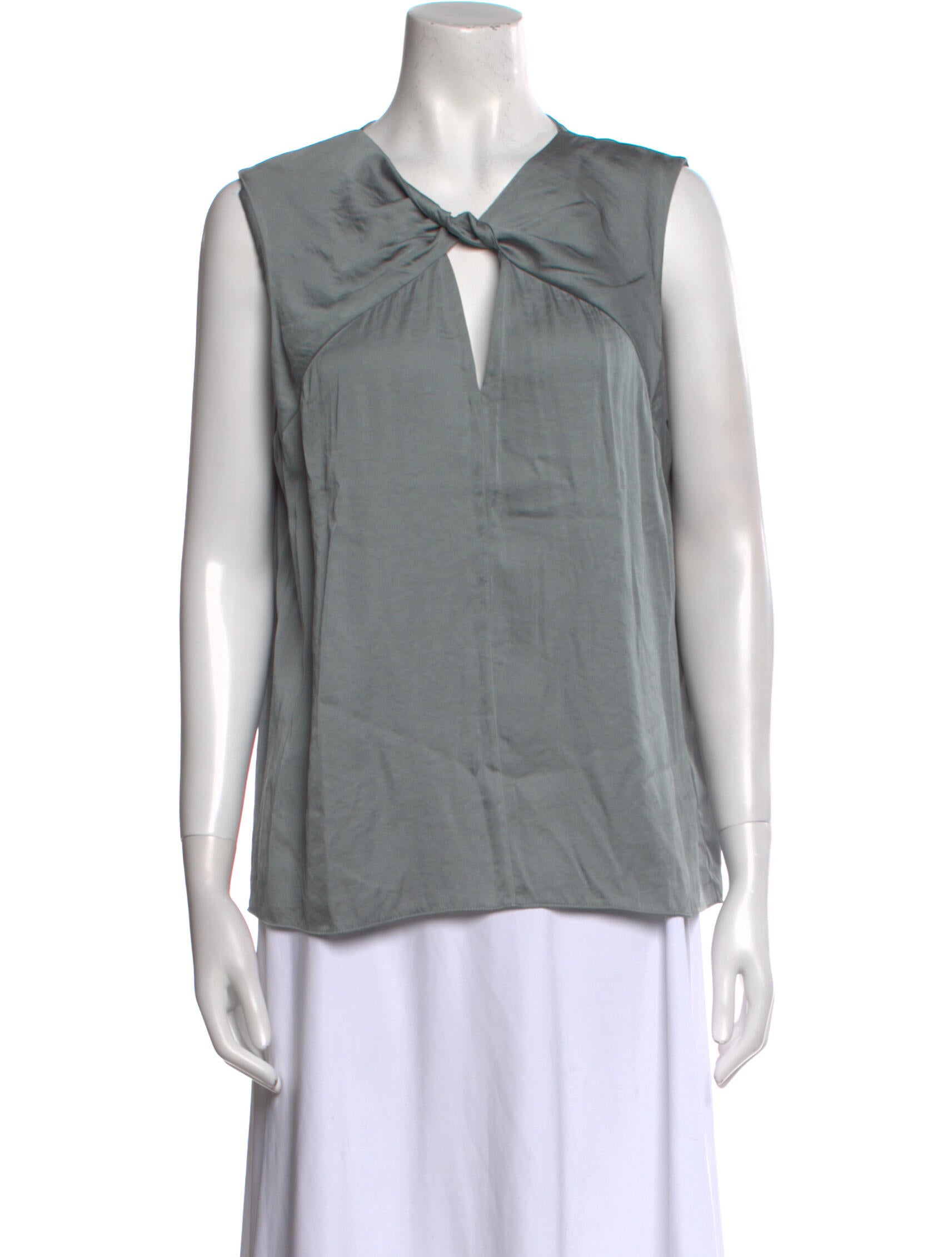 Rebecca Taylor V-Neck Sleeveless Blouse