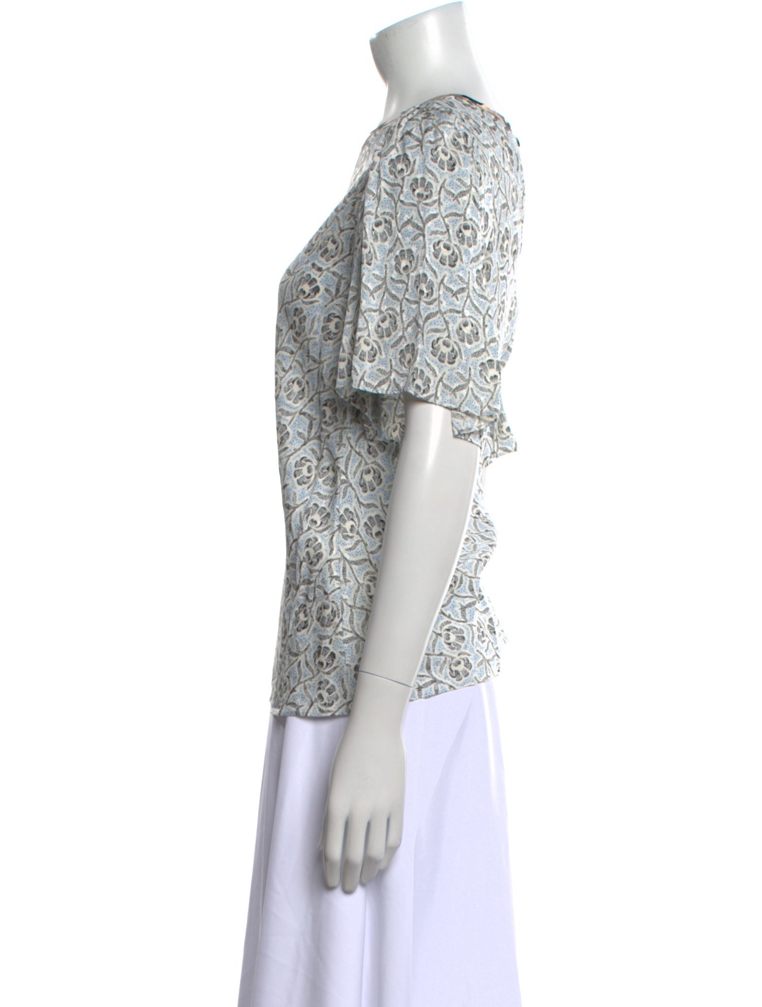 Rebecca Taylor Printed Crew Neck T-Shirt