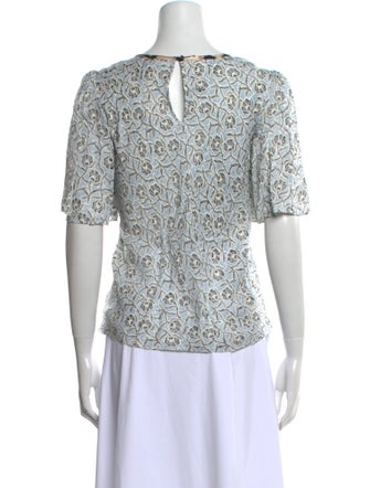 Rebecca Taylor Printed Crew Neck T-Shirt