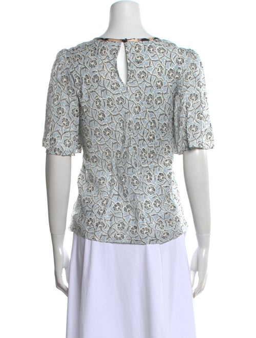 Rebecca Taylor Printed Crew Neck T-Shirt