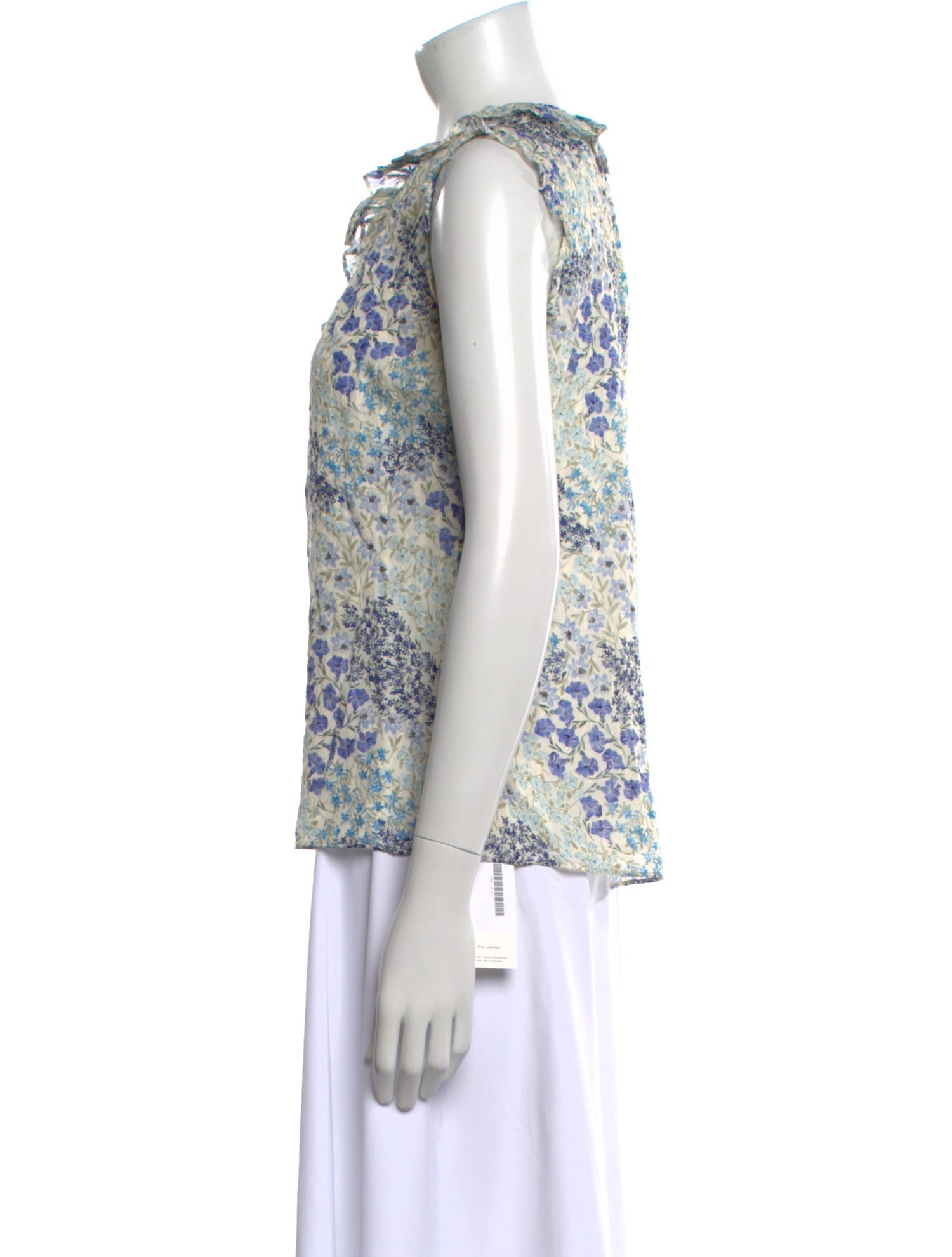 Rebecca Taylor Silk Floral Print Top