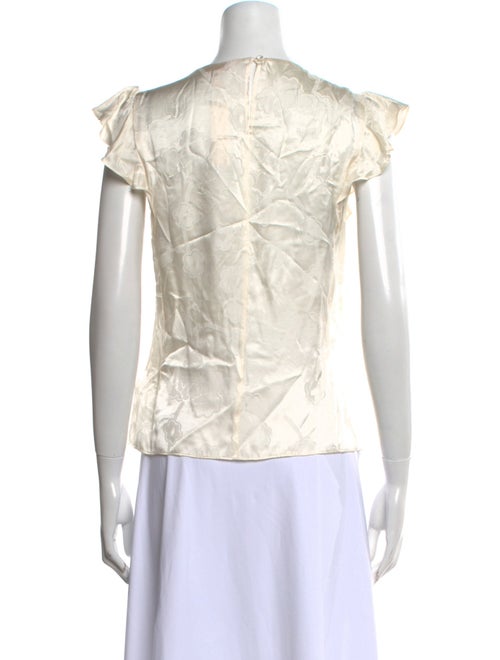 Rebecca Taylor V-Neck Short Sleeve Top