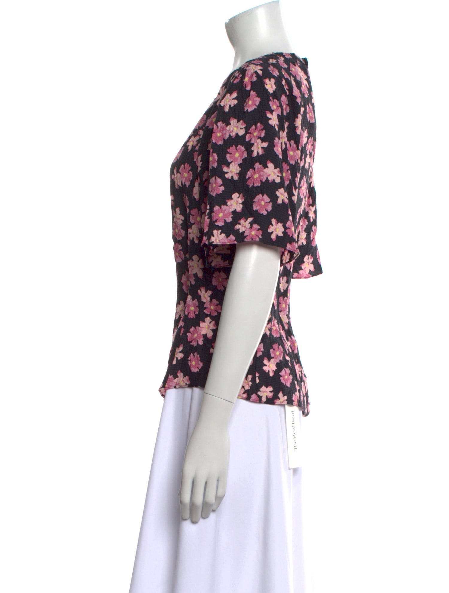 Rebecca Taylor Silk Floral Print Top w/ Tags