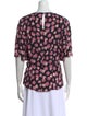 Rebecca Taylor Silk Floral Print Blouse
