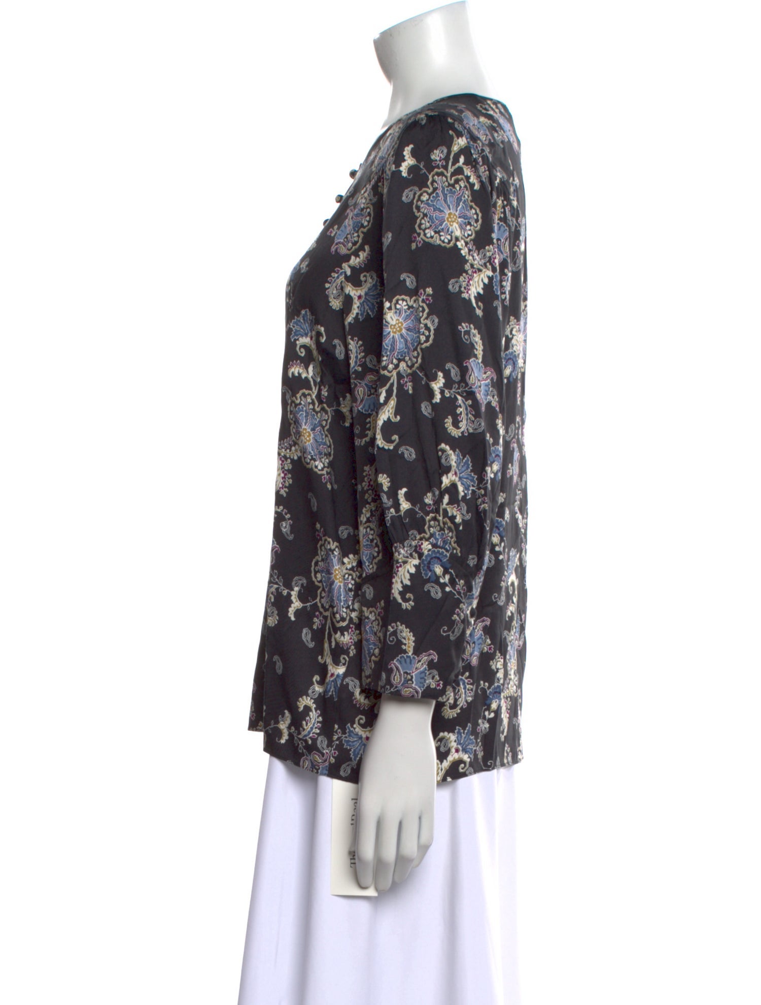 Rebecca Taylor Floral Print Crew Neck Blouse w/ Tags