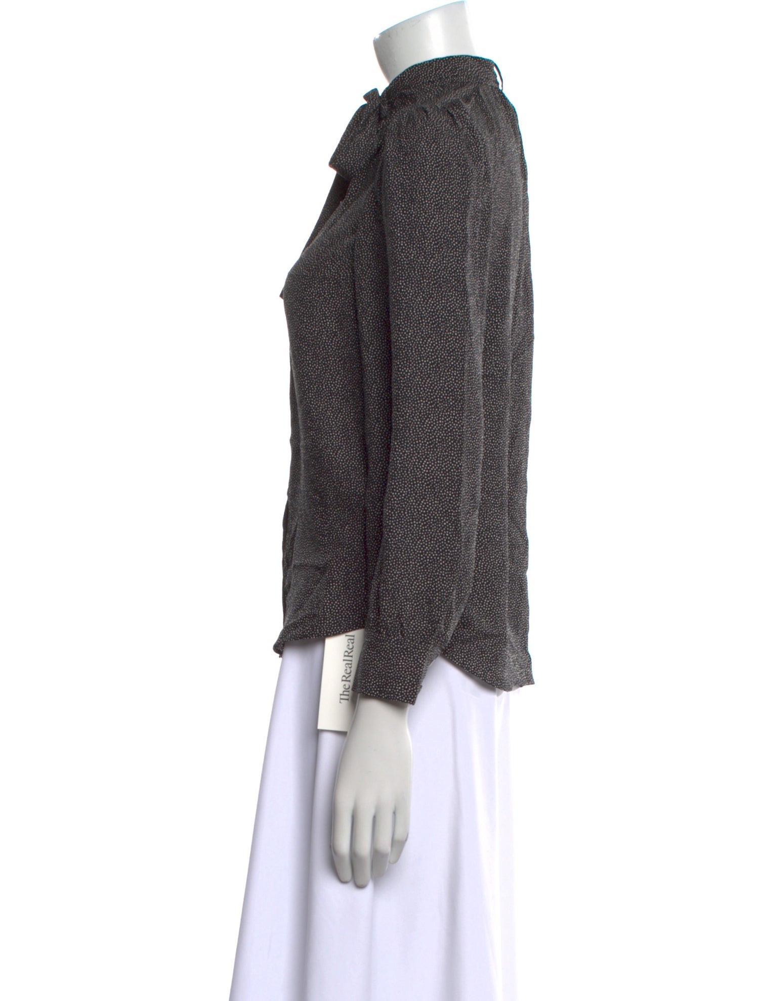 Rebecca Taylor Silk Printed Button-Up Top w/ Tags