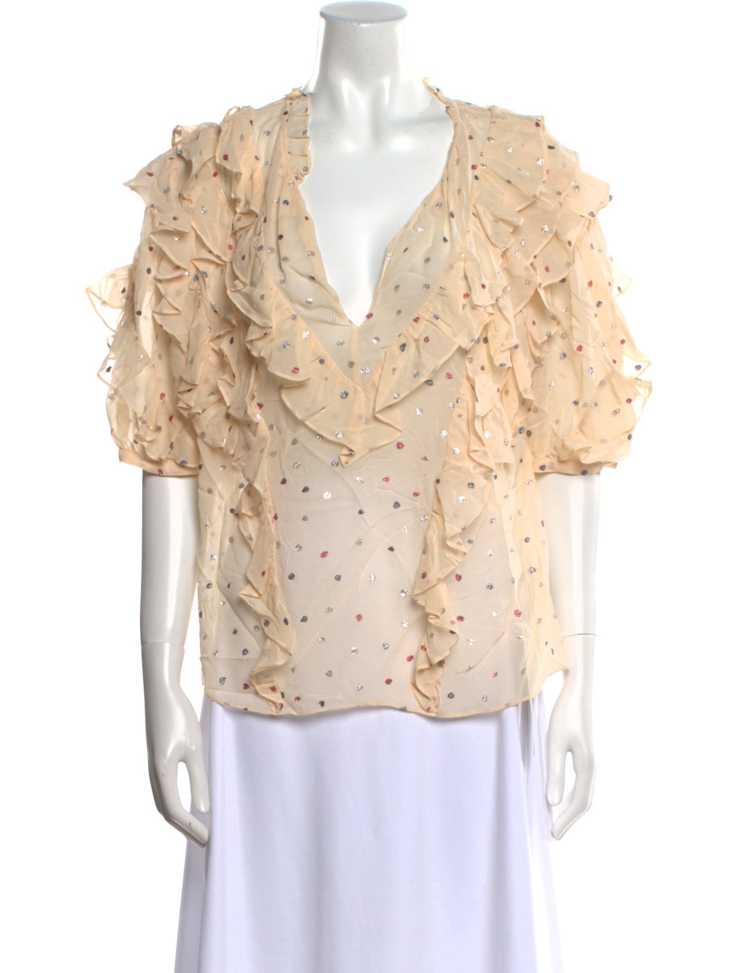 Rebecca Taylor Silk Printed Blouse w/ Tags