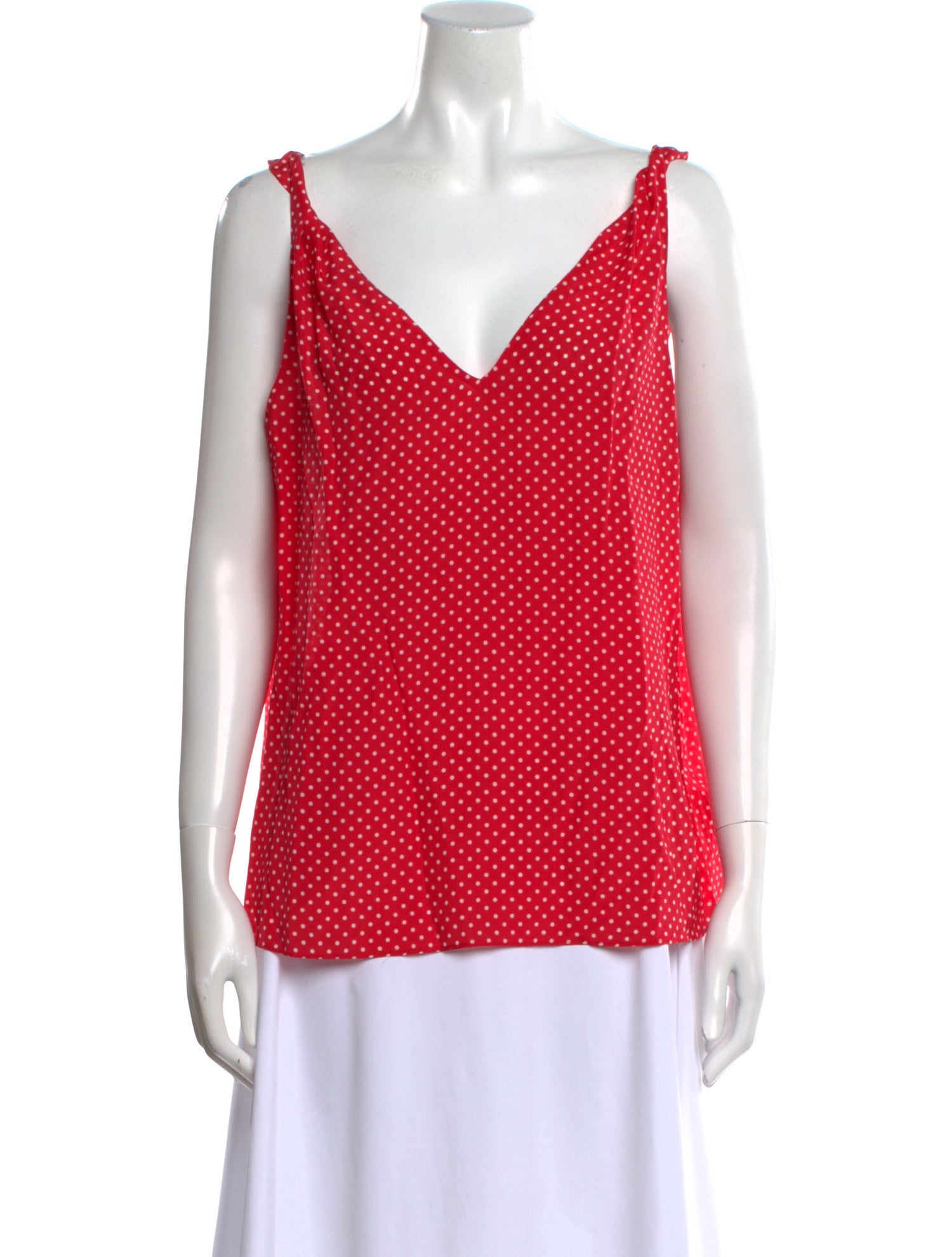 Rebecca Taylor Silk Polka Dot Print Top w/ Tags