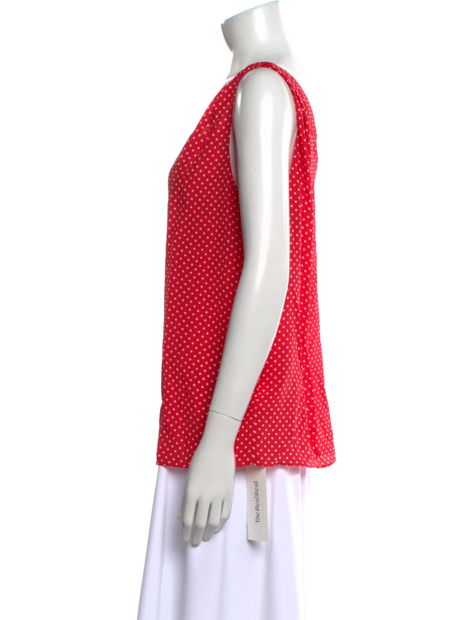 Rebecca Taylor Silk Polka Dot Print Top w/ Tags