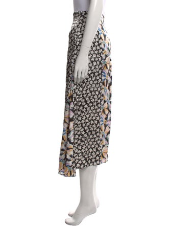 Rebecca Taylor Floral Print Midi Length Skirt