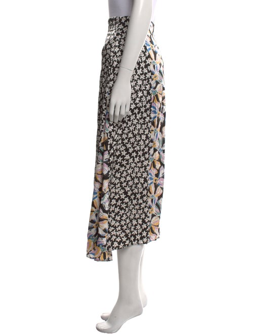 Rebecca Taylor Floral Print Midi Length Skirt