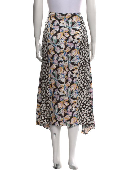 Rebecca Taylor Floral Print Midi Length Skirt