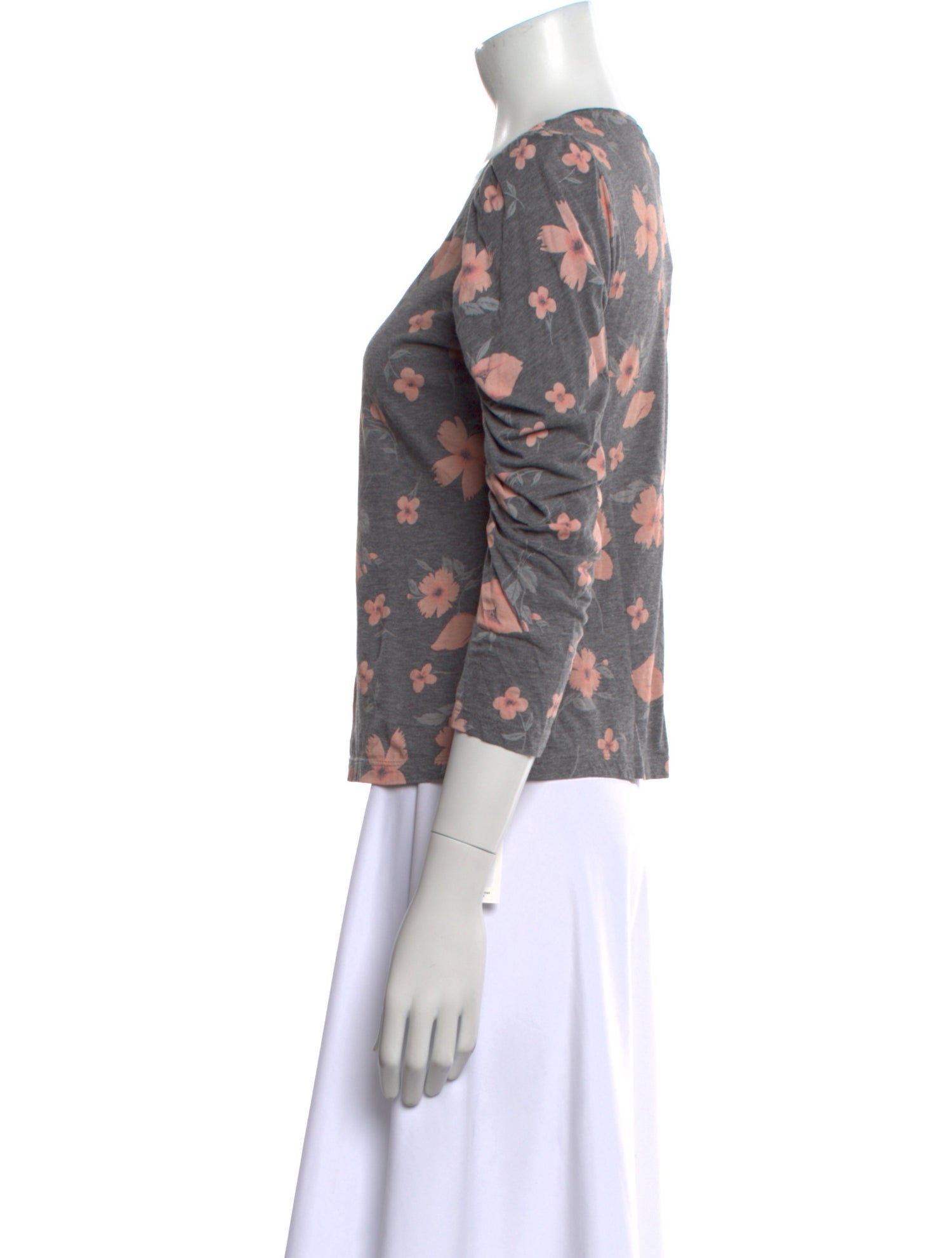 Rebecca Taylor Floral Print Scoop Neck Blouse w/ Tags