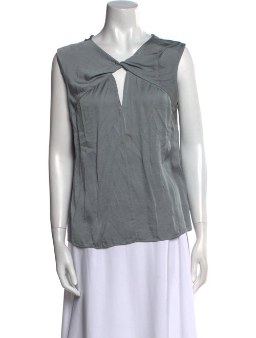 Rebecca Taylor V-Neck Sleeveless Blouse