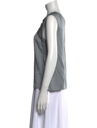 Rebecca Taylor V-Neck Sleeveless Blouse