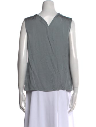 Rebecca Taylor V-Neck Sleeveless Blouse
