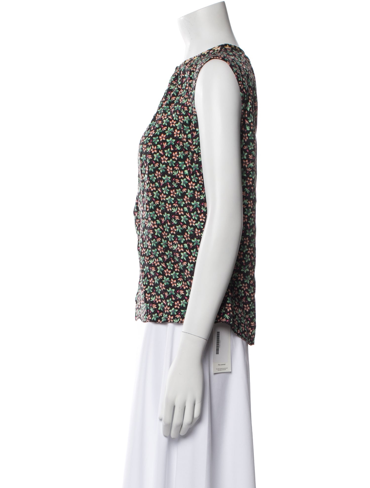 Rebecca Taylor Silk Floral Print Blouse