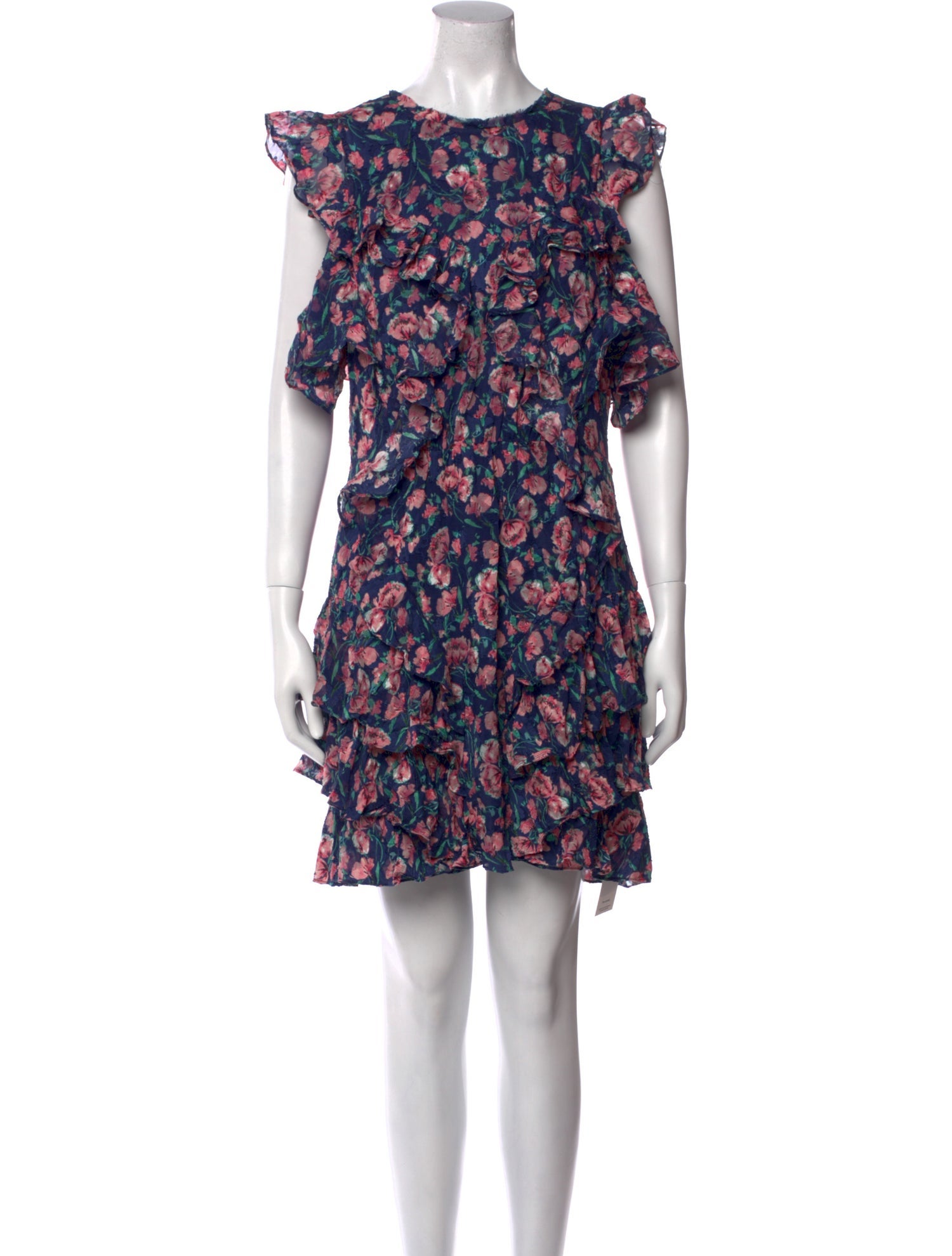 Rebecca Taylor Floral Print Mini Dress