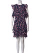 Rebecca Taylor Floral Print Mini Dress