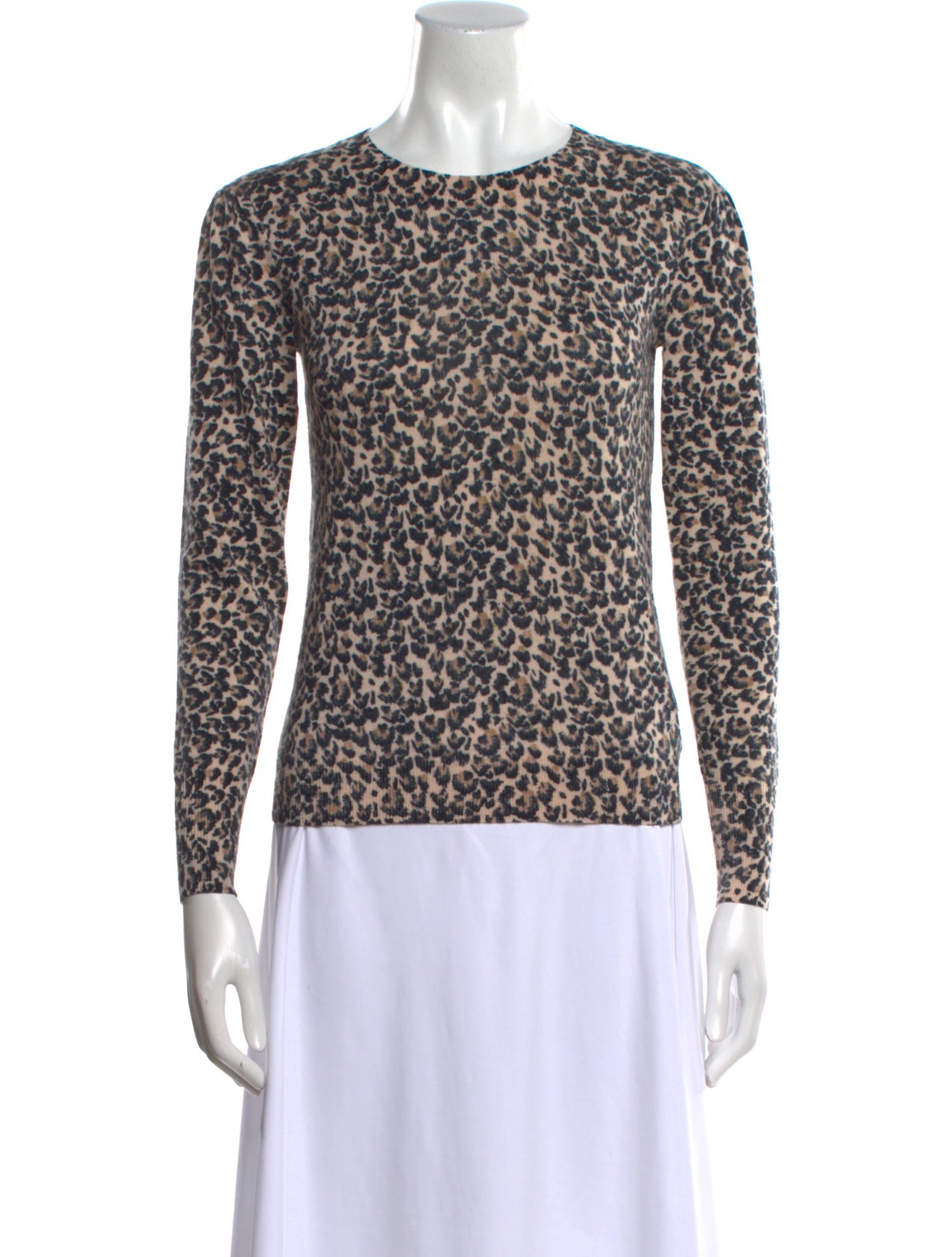 Rebecca Taylor Wool Animal Print Sweater w/ Tags