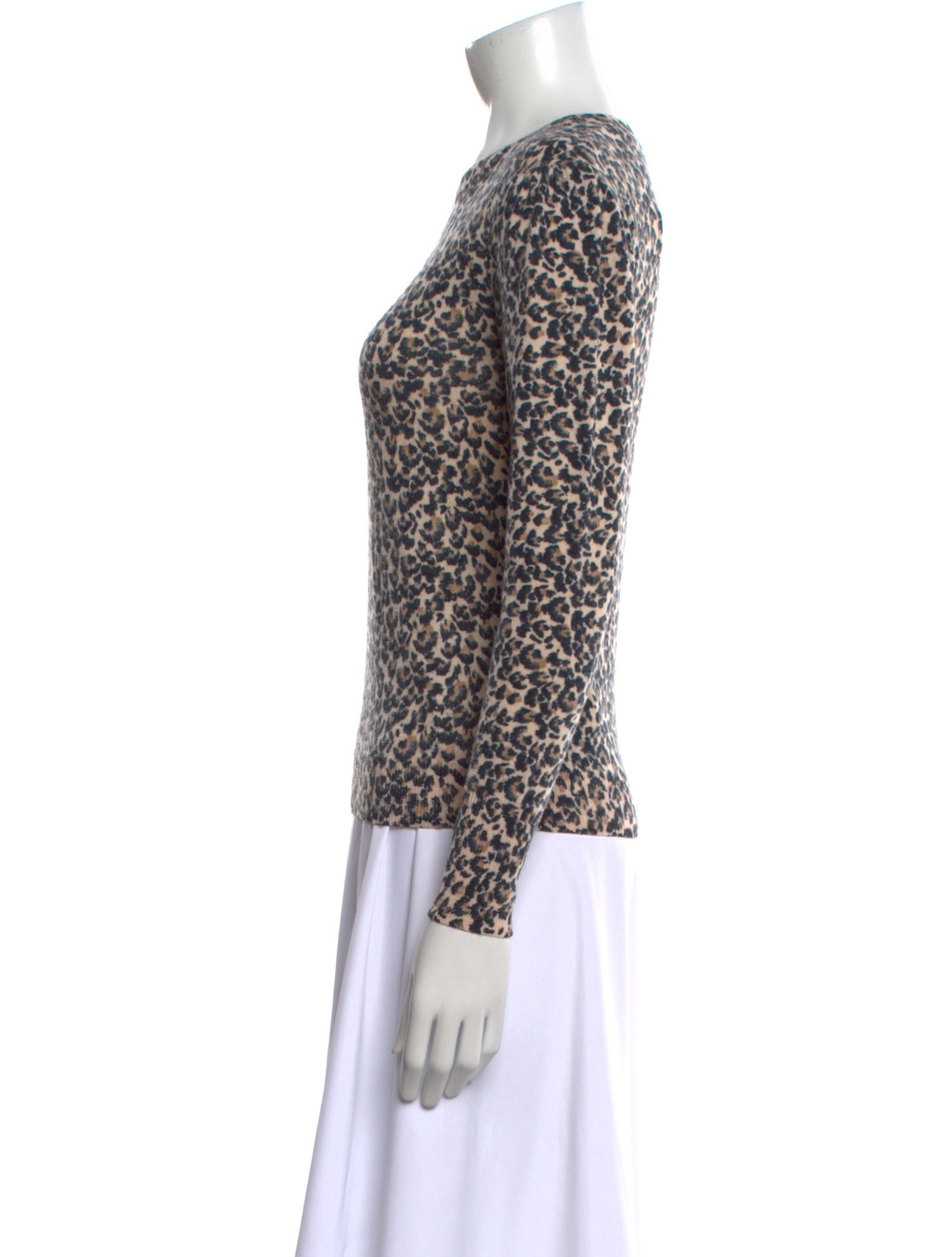 Rebecca Taylor Wool Animal Print Sweater w/ Tags