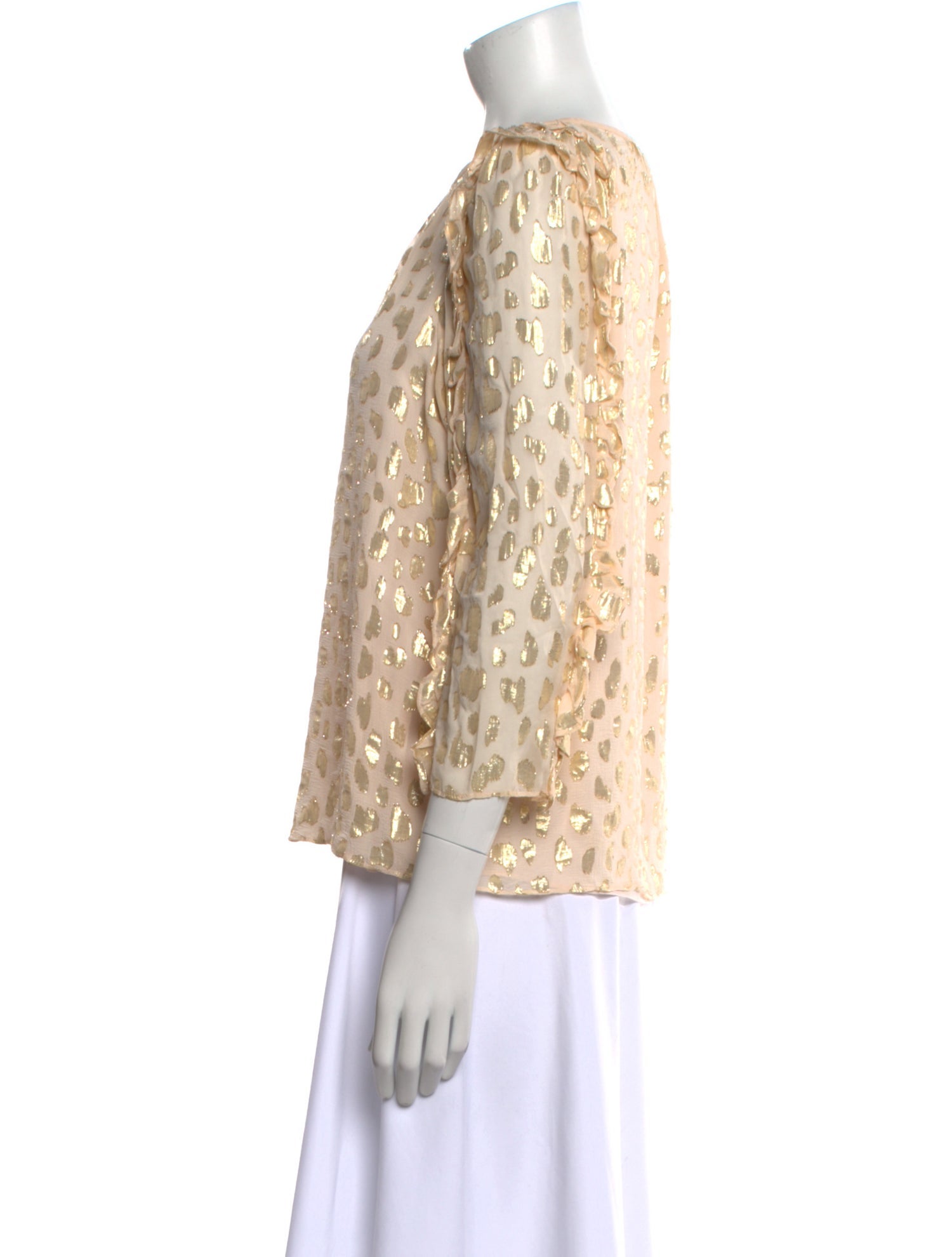 Rebecca Taylor Silk Printed Blouse w/ Tags