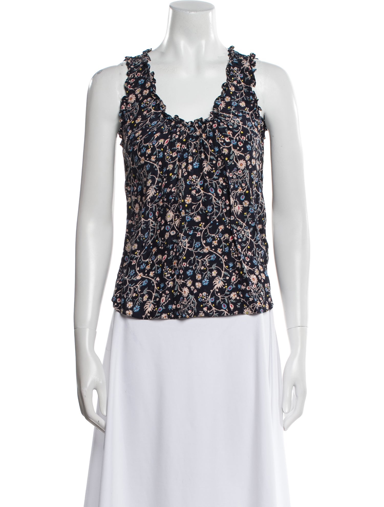 Rebecca Taylor Silk Floral Print Blouse w/ Tags