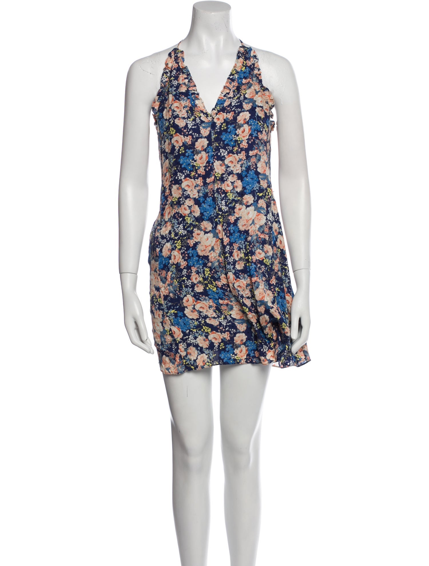 Rebecca Taylor Silk Floral Print Romper