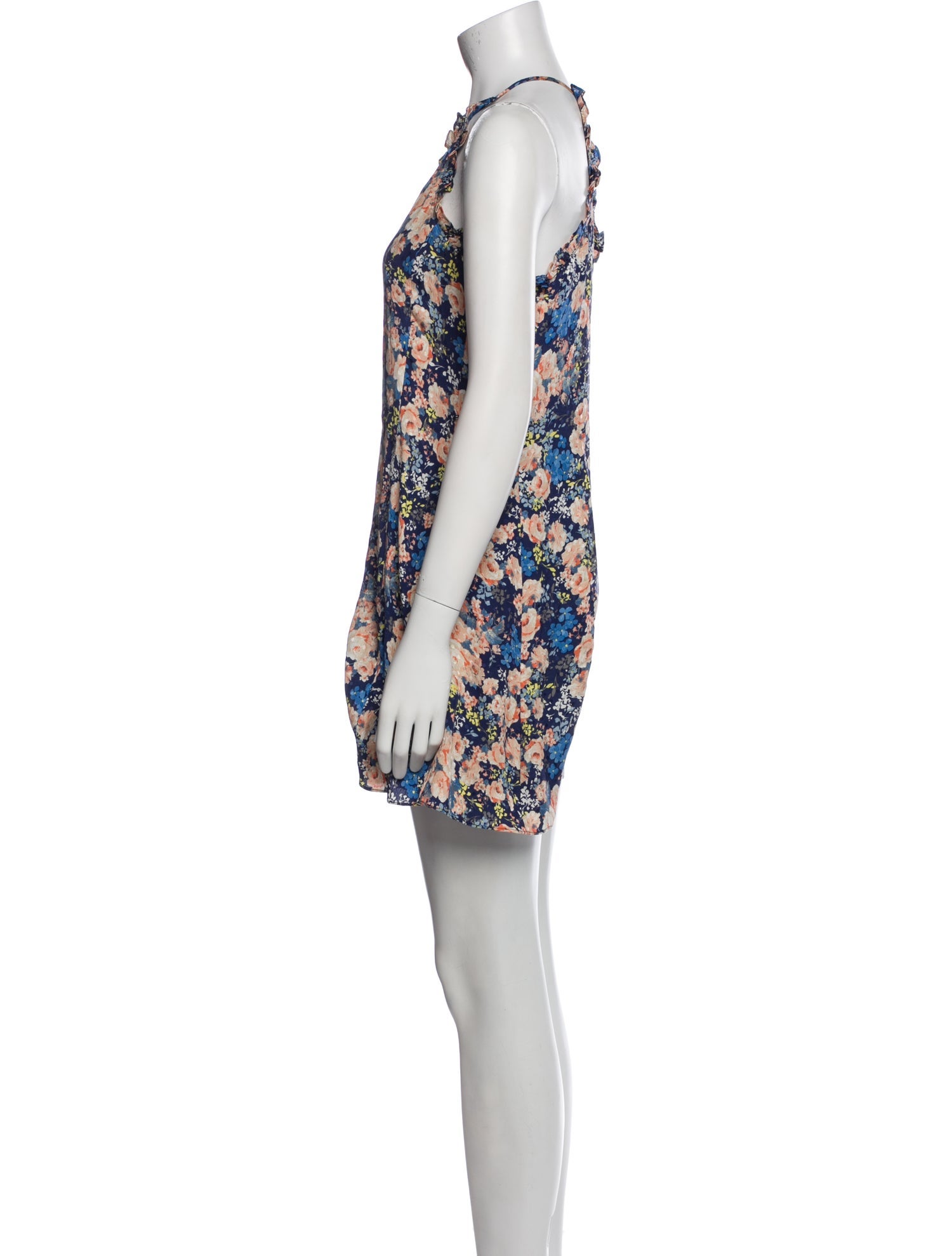 Rebecca Taylor Silk Floral Print Romper