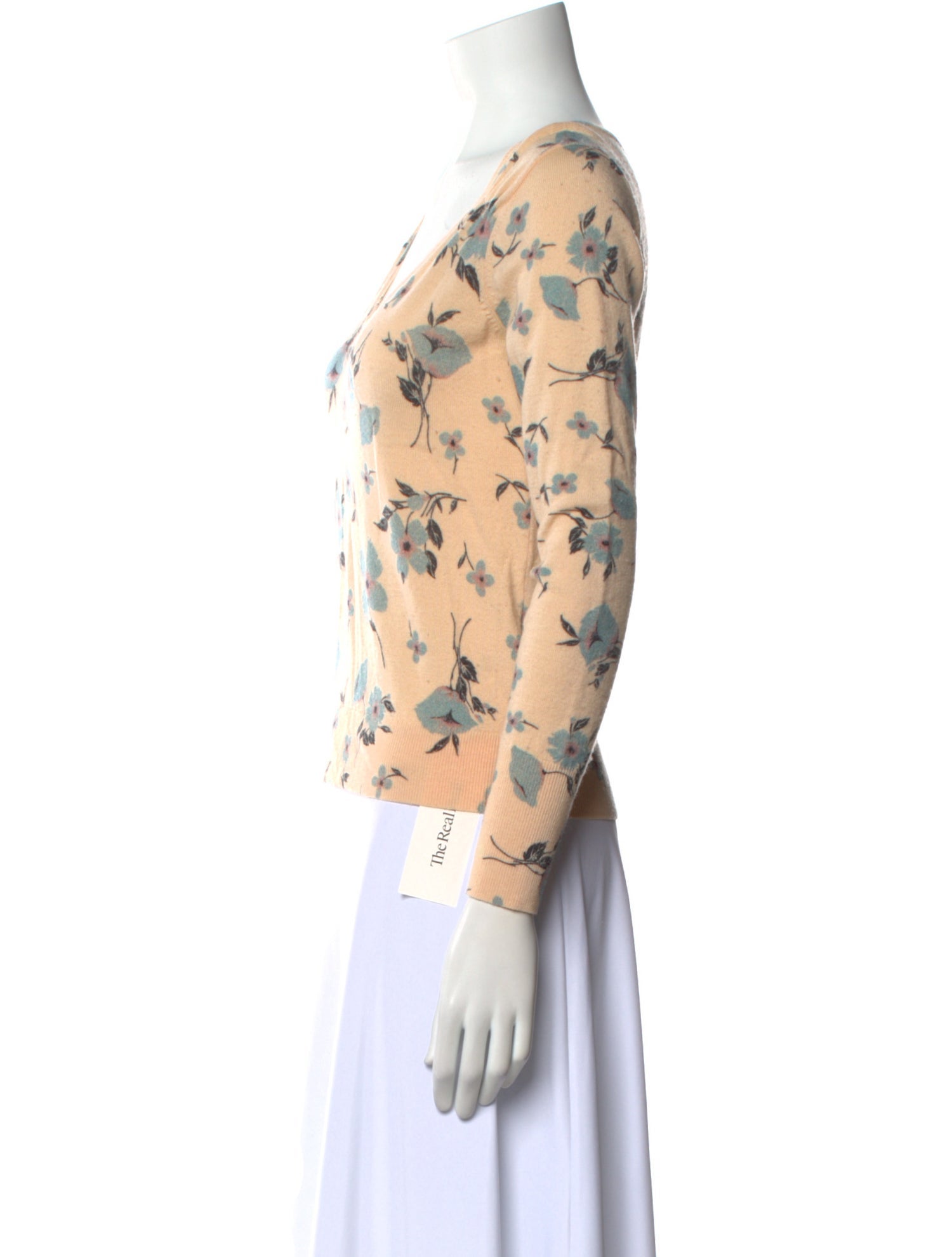 Rebecca Taylor Wool Floral Print Sweater w/ Tags