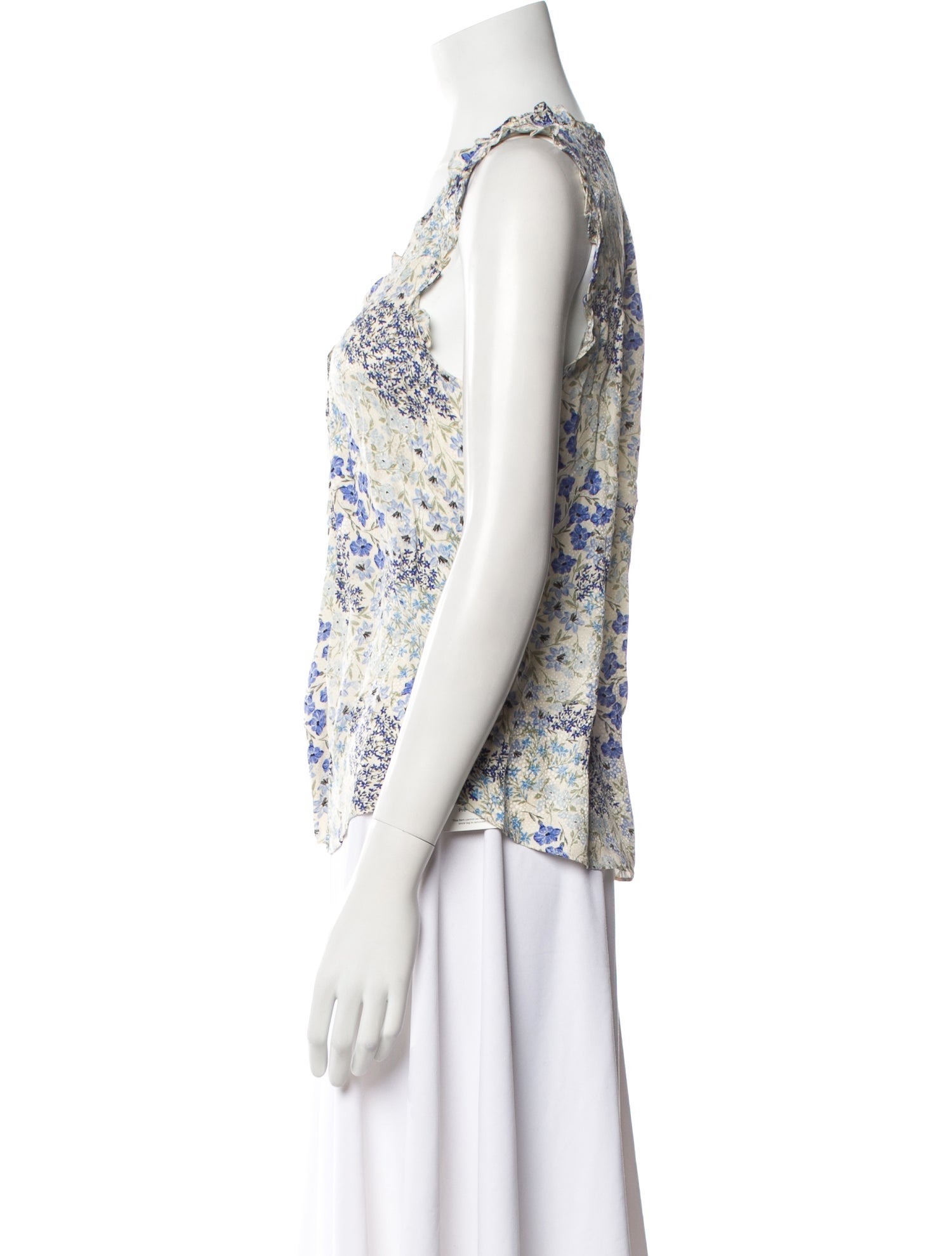 Rebecca Taylor Silk Floral Print Blouse